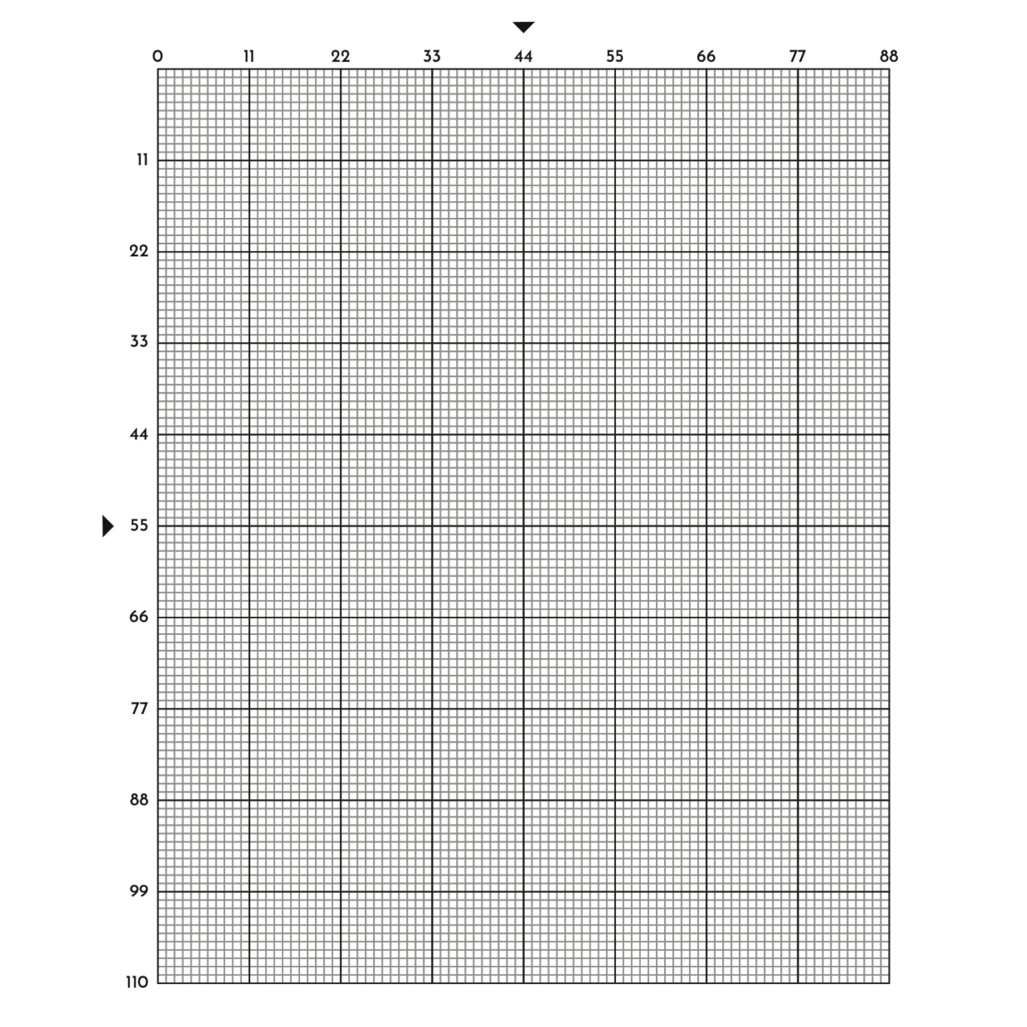 Printable Cross Stitch Graph Paper Graph Paper For Cross Stitch 10 11 14 16 18 And 22 Count Included PDF Files Cross Stitch Graph Etsy