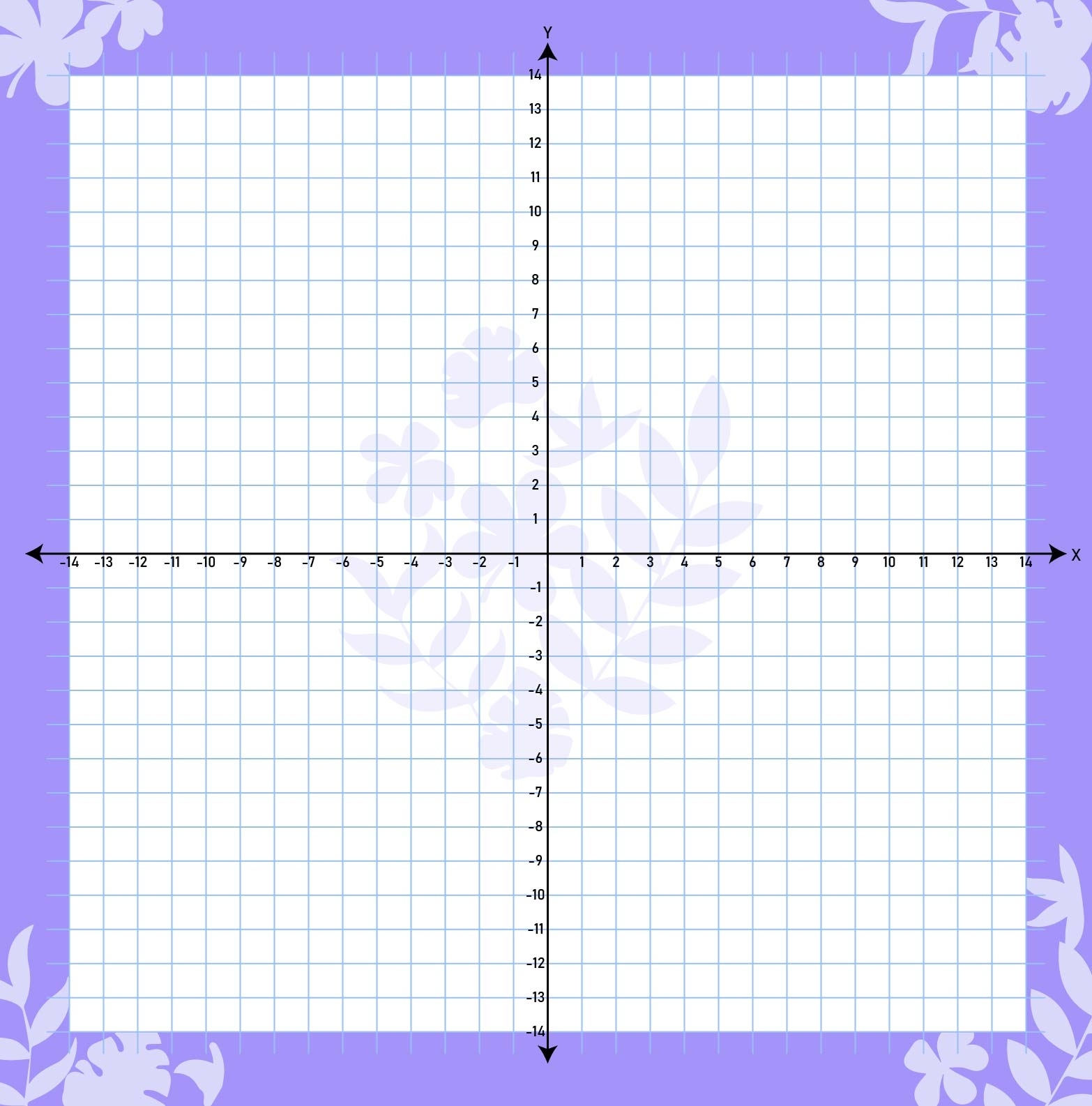 Printable Graph Paper With Positive Axis Printable Graph Paper