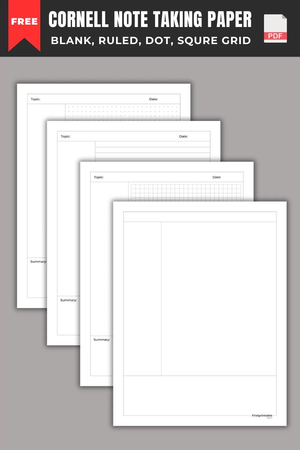 Printable Grid Paper For Free Dot And Square