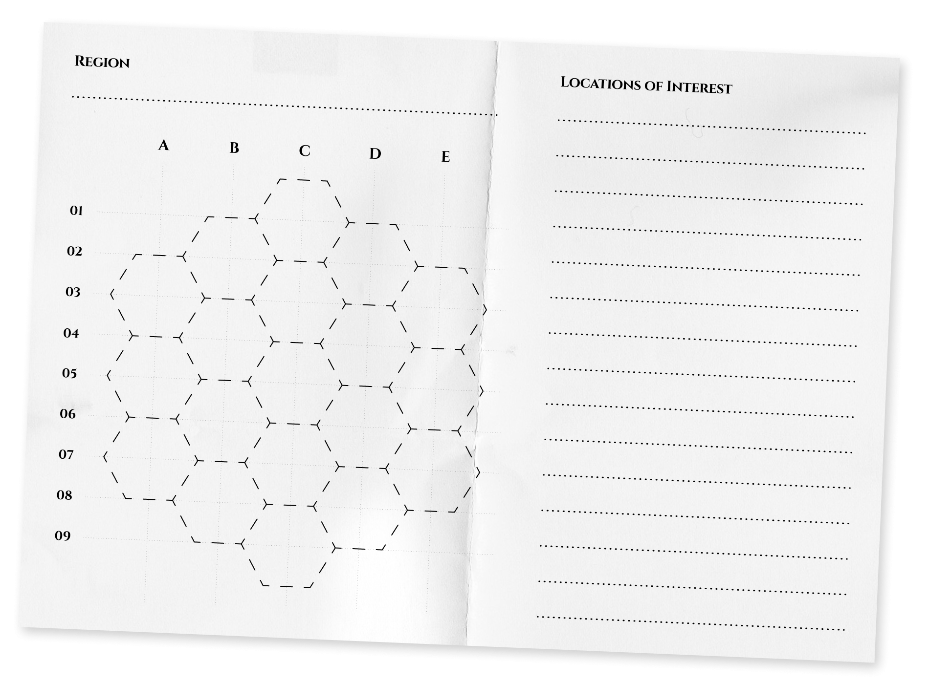 Printable Hexcrawl Sheets R osr