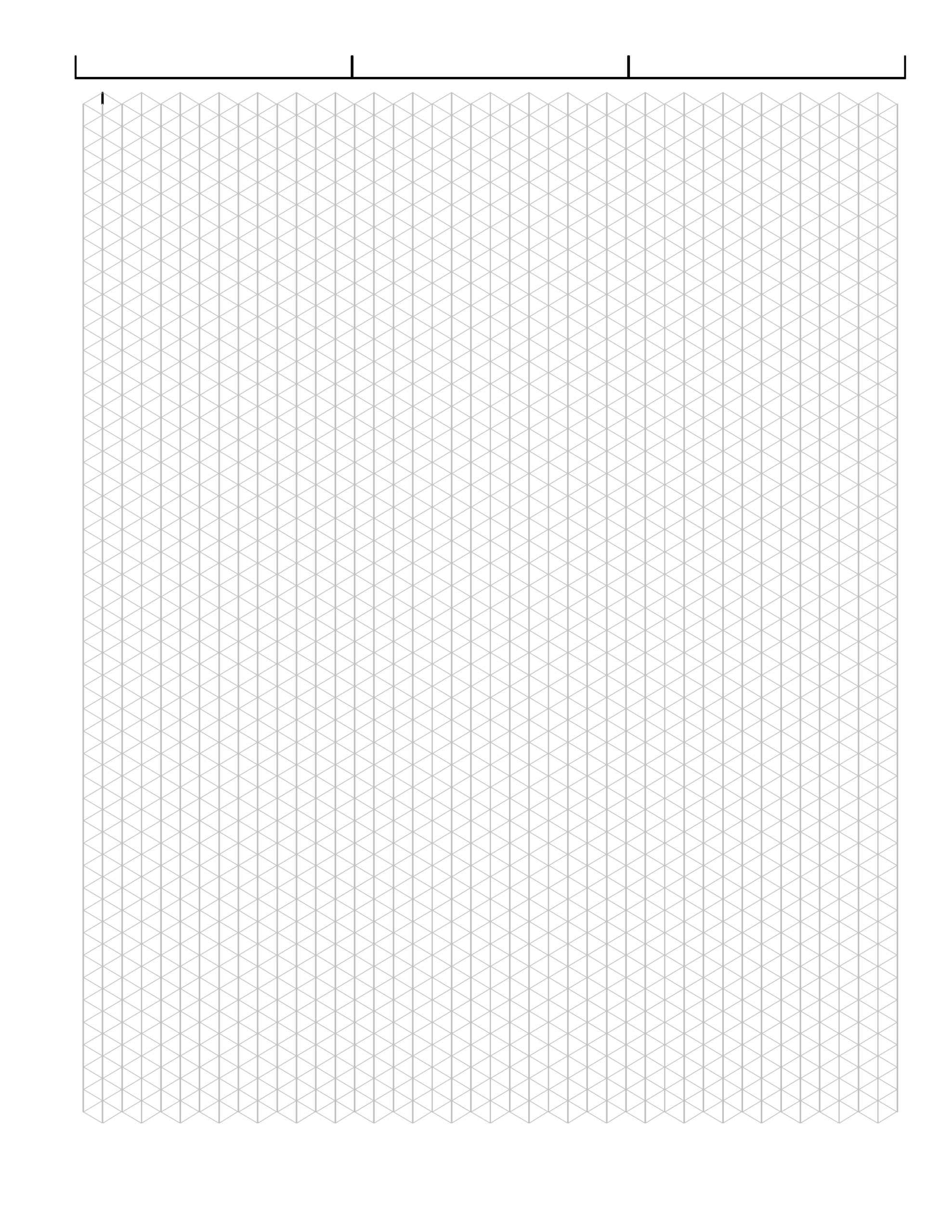 Printable Isometric Graph Paper