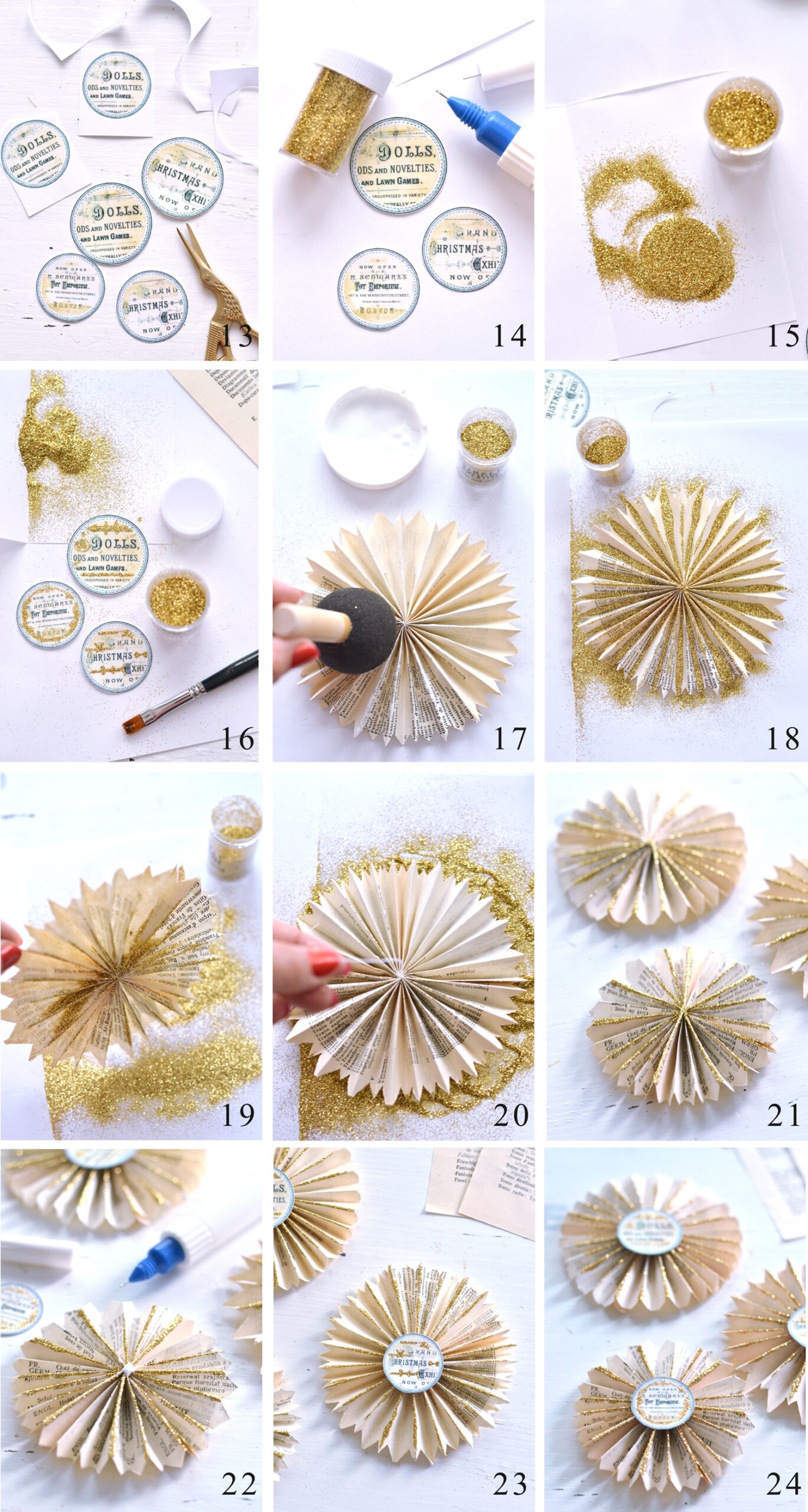 How To Make A Paper Rosette