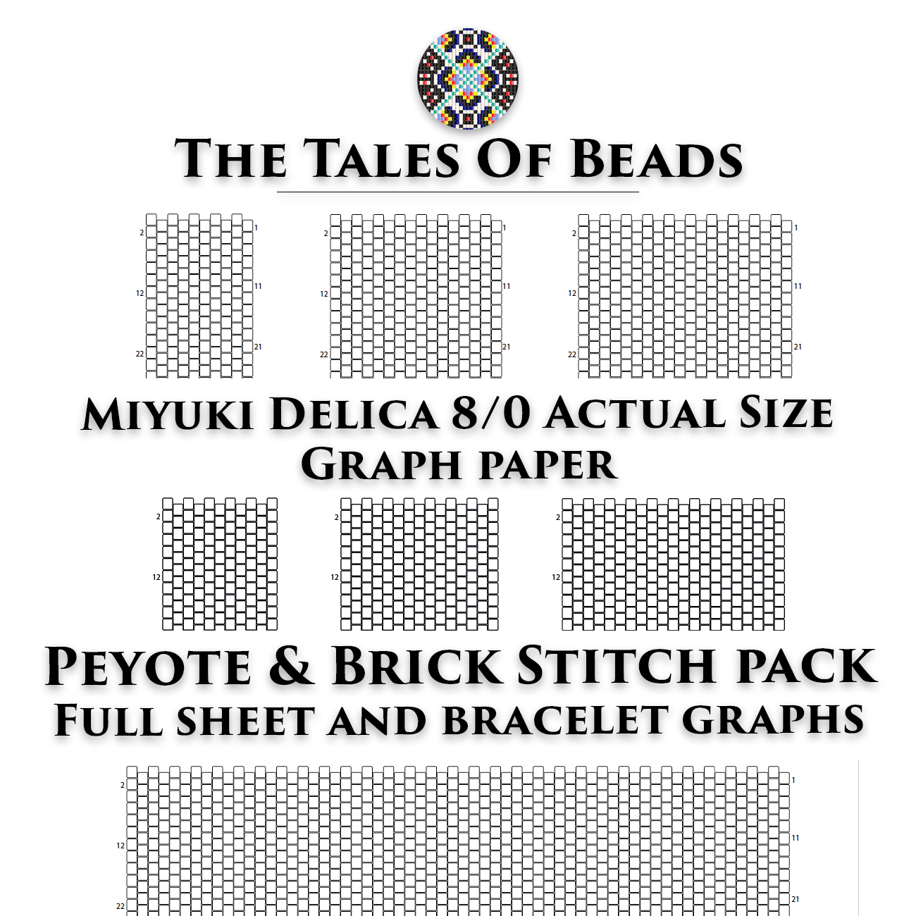 Printable Bead Graph Paper