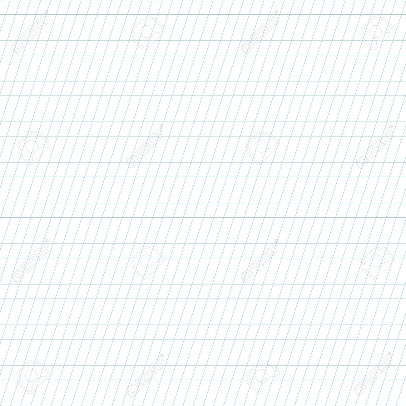 Realistic Blank Calligraphy Practice Paper Seamless Background Vector Pattern Of Lined Copybook Paper Royalty Free SVG Cliparts Vectors And Stock Illustration Image 99999154 