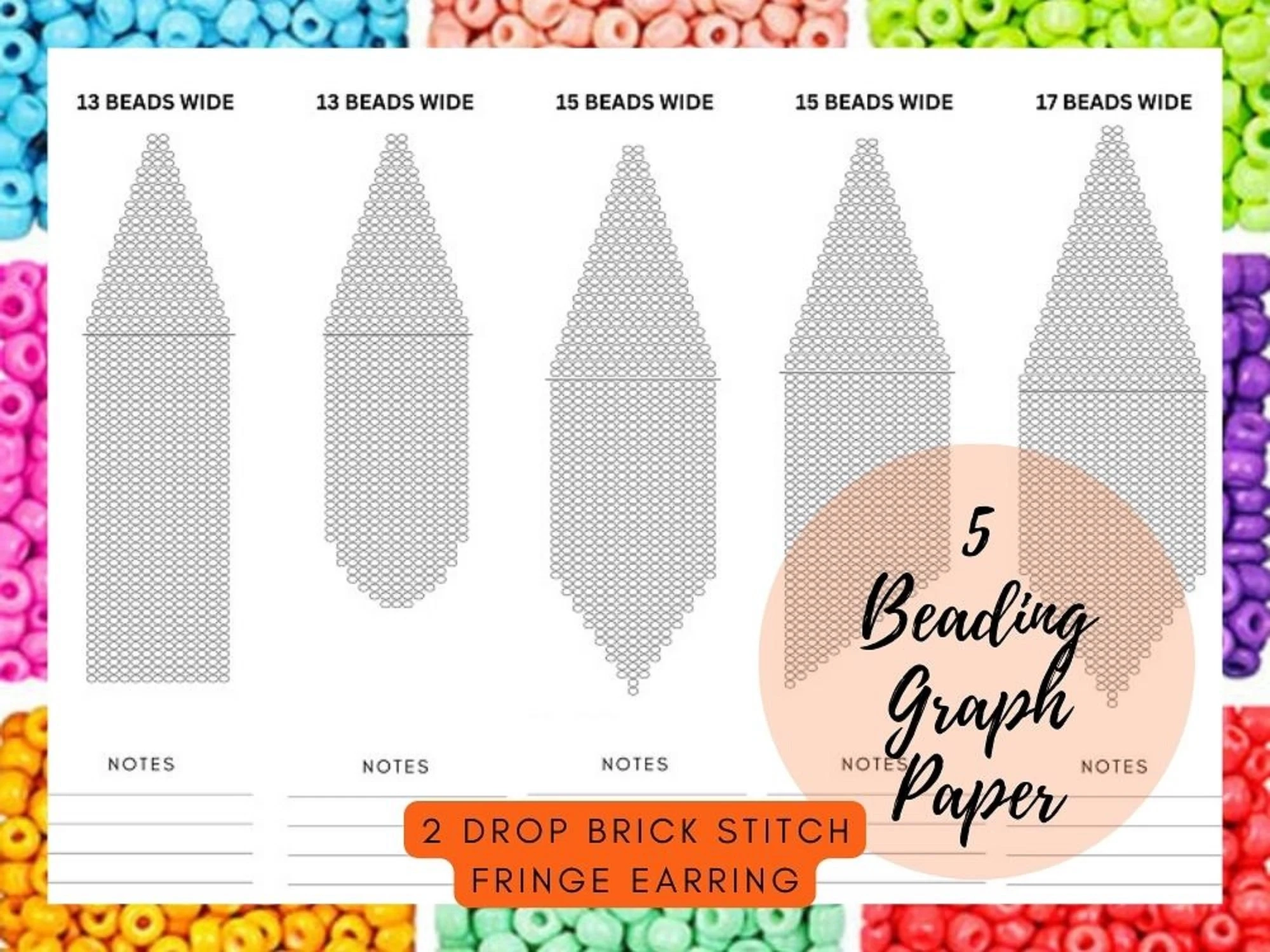 Printable Triangle Beading Graph Paper Pdf