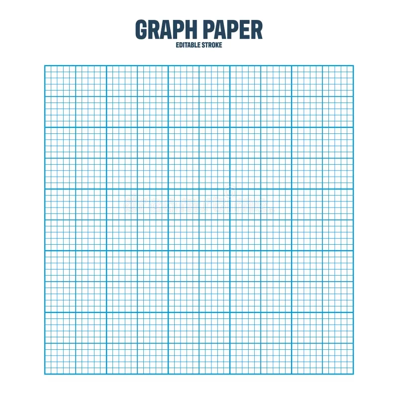 Sheet Of Graph Paper With Grid Millimeter Paper Texture Geometric Pattern Stock Vector Illustration Of Blank Architecture 296512287