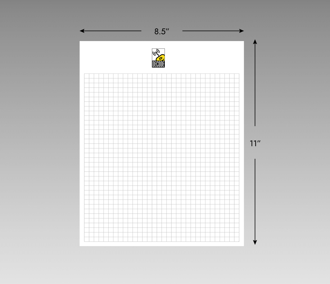 Sticky Notes Graph Pads 8 5 X 11 PrintPPS 