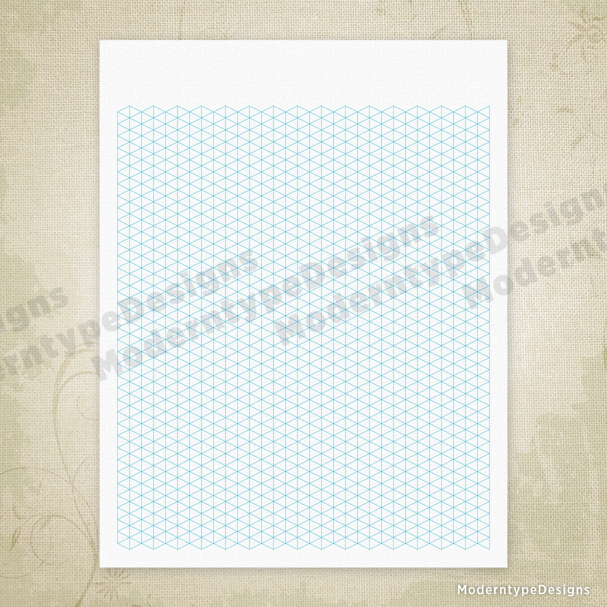 Triangle Grid Digital Paper Printable