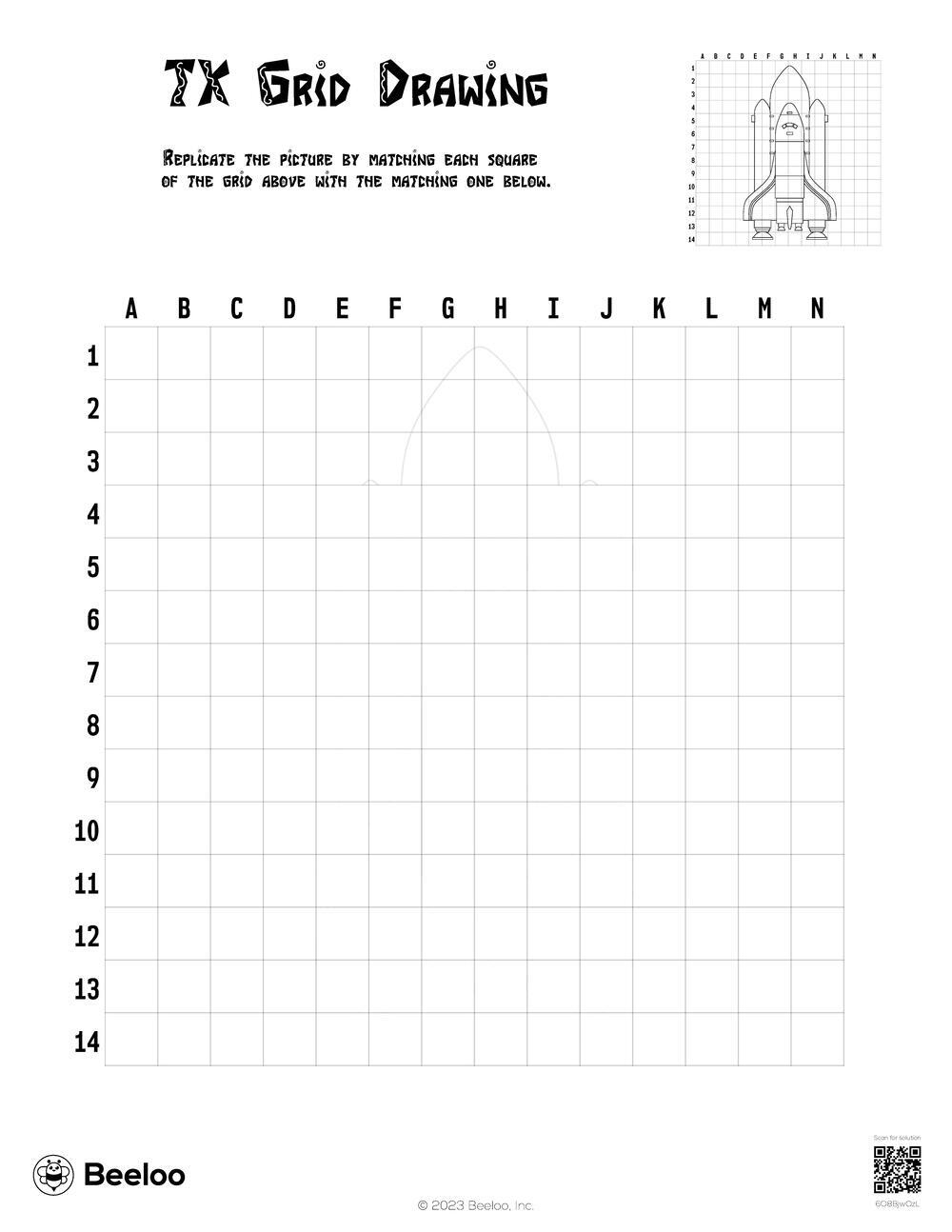 Grid Drawing Paper Printable